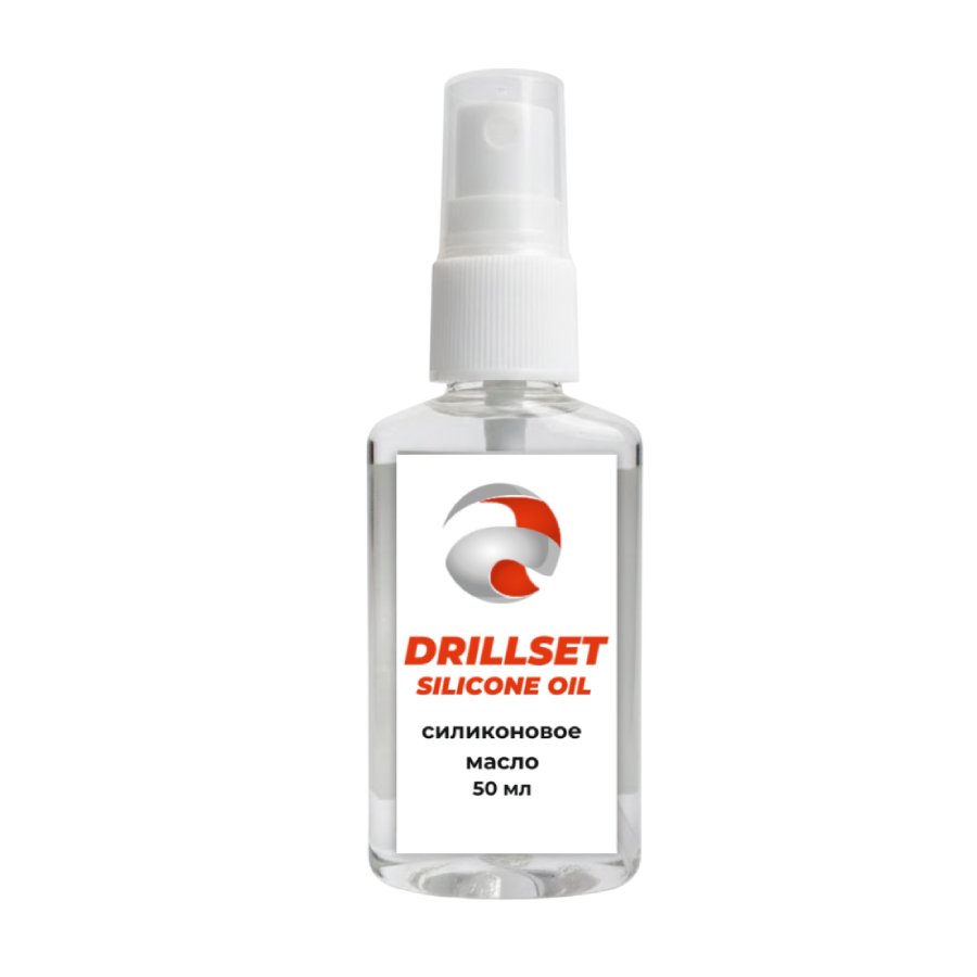 Универсальное силиконовое масло DRILLSET SILICONE OIL (ПМС-100) с распылителем 50 мл